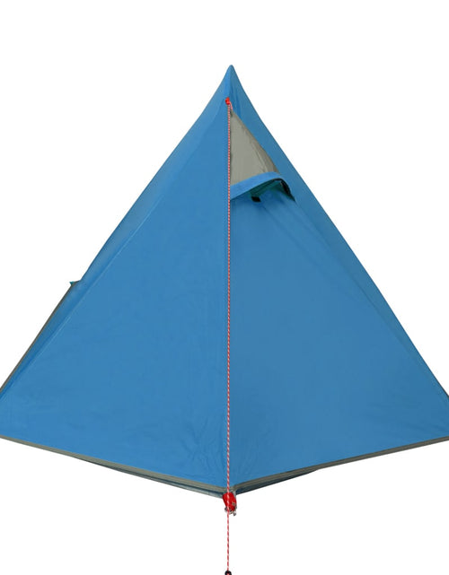 Încărcați imaginea în vizualizatorul Galerie, Cort de camping 2 persoane albastru, 267x154x117 cm, tafta 185T - Lando
