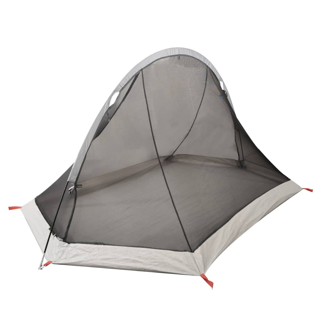 Cort camping 2 persoane gri/portocaliu 267x154x117cm tafta 185T - Lando