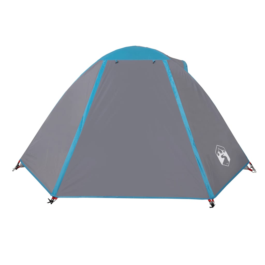 Cort de camping 2 persoane albastru, 224x248x118 cm, tafta 185T - Lando