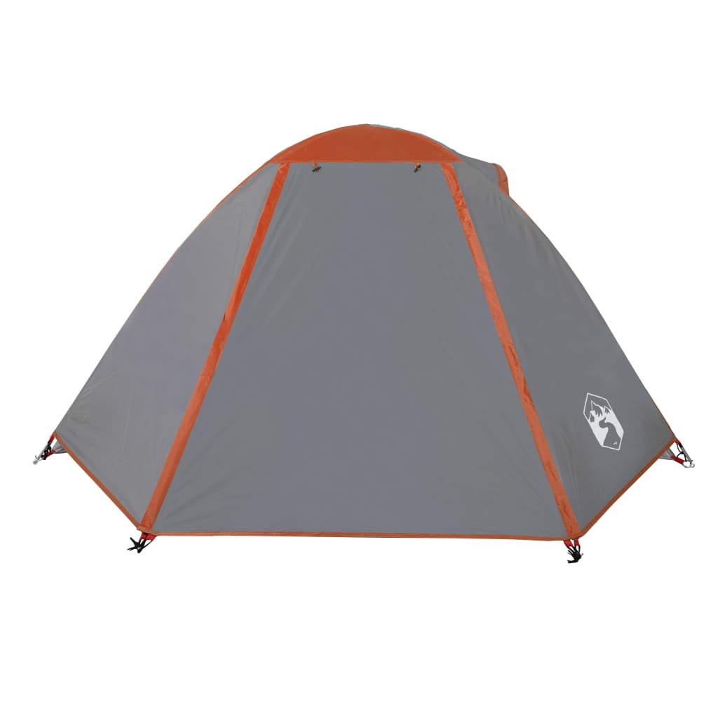 Cort camping 2 persoane gri/portocaliu 224x248x118cm tafta 185T - Lando