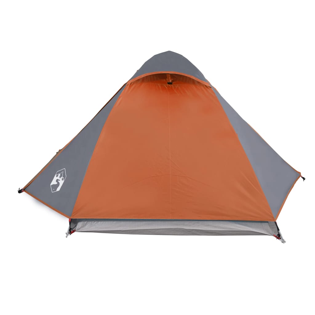 Cort camping 2 persoane gri/portocaliu 224x248x118cm tafta 185T - Lando