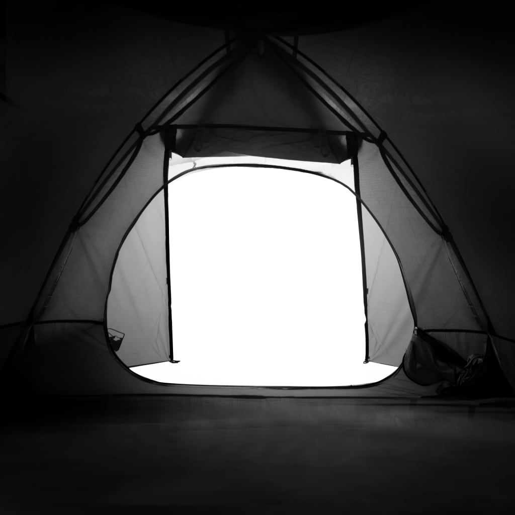 Cort de camping 2 persoane, alb, 224x248x118 cm, tafta 185T - Lando