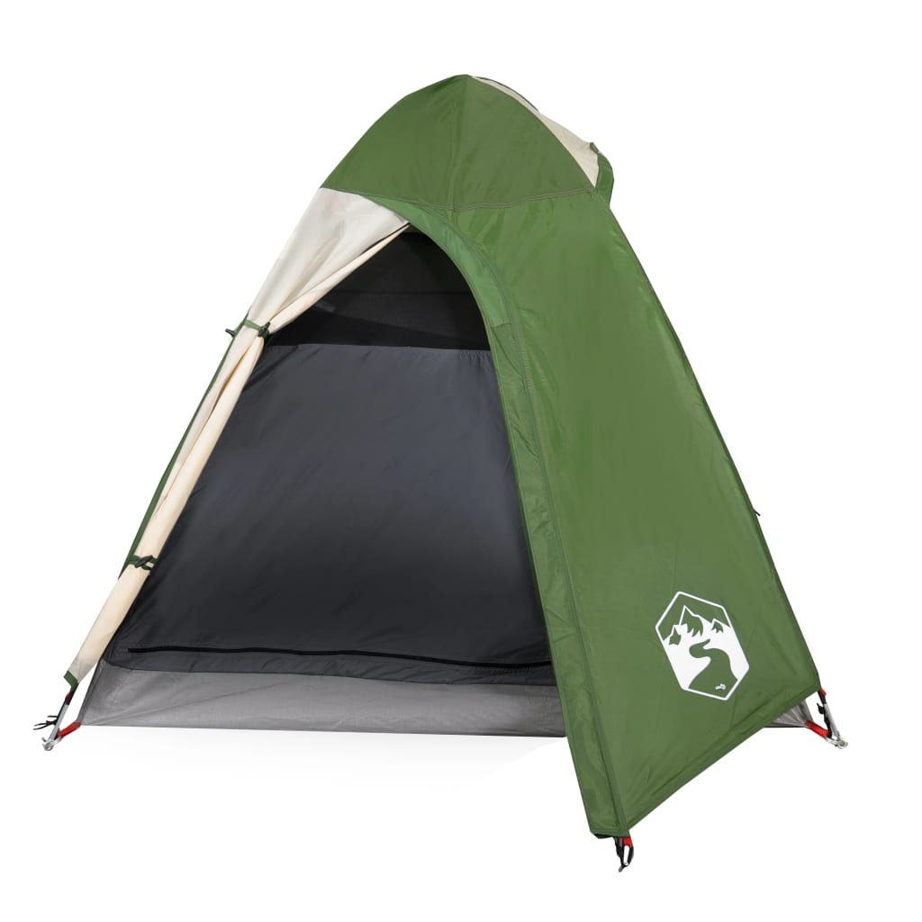 Cort de camping 2 persoane, verde, 254x135x112 cm, tafta 185T - Lando