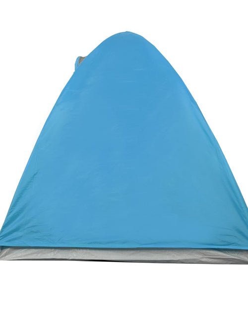 Încărcați imaginea în vizualizatorul Galerie, Cort de camping 2 persoane albastru, 254x135x112 cm, tafta 185T - Lando
