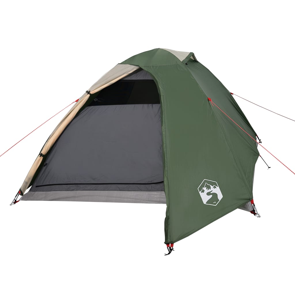 Cort de camping 2 persoane, verde, 264x210x125 cm, tafta 185T - Lando