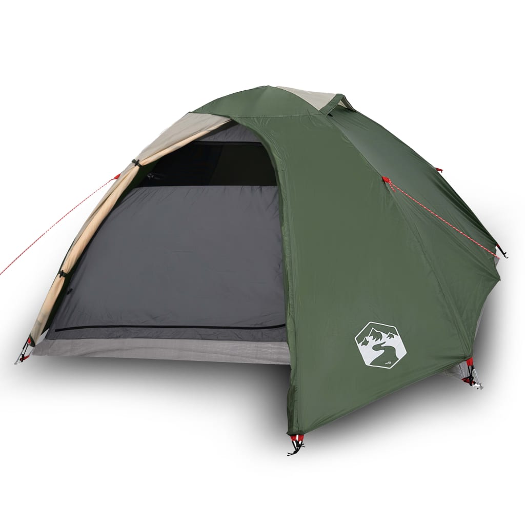 Cort de camping 4 persoane, verde, 267x272x145 cm, tafta 185T - Lando