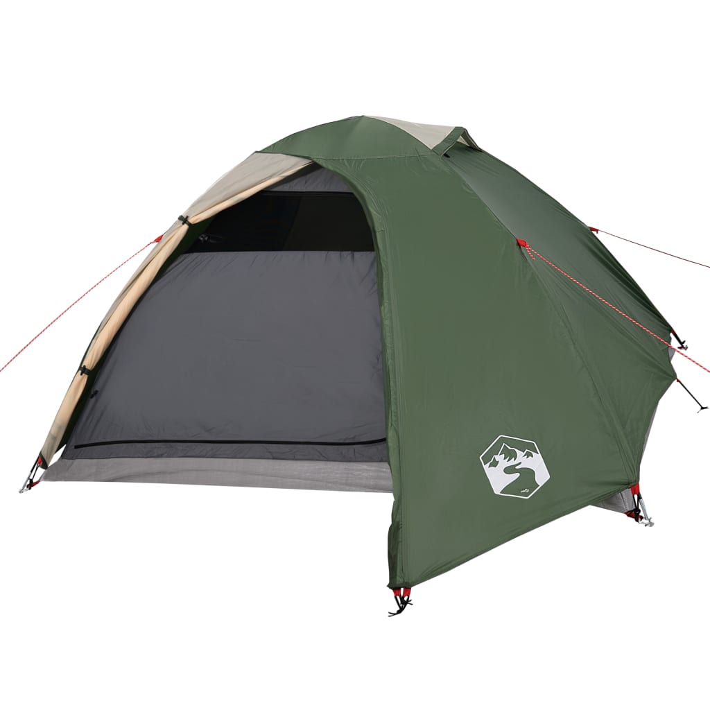 Cort de camping 4 persoane, verde, 267x272x145 cm, tafta 185T - Lando