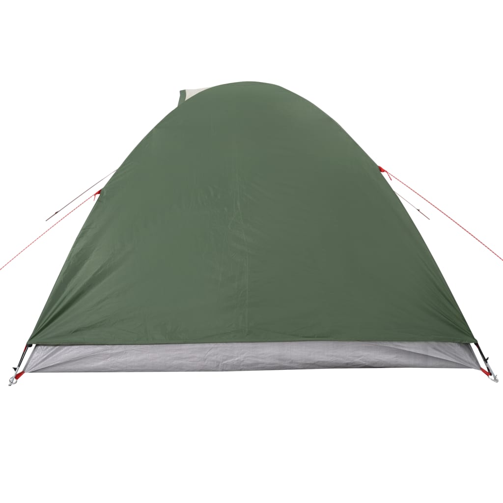 Cort de camping 4 persoane, verde, 267x272x145 cm, tafta 185T - Lando