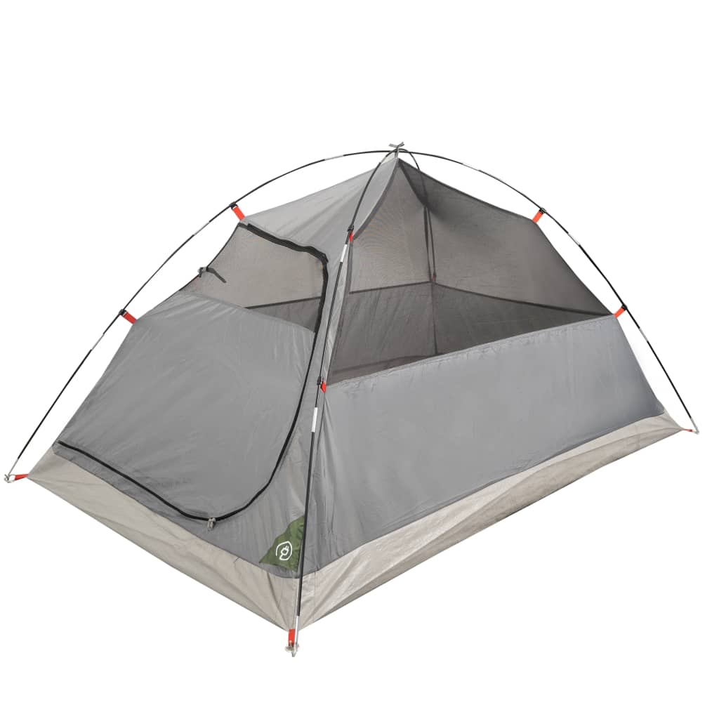 Cort de camping 4 persoane, verde, 267x272x145 cm, tafta 185T - Lando