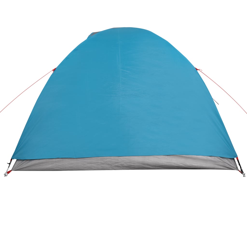 Cort de camping 4 persoane albastru, 267x272x145 cm, tafta 185T - Lando