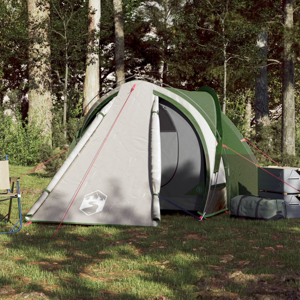 Cort de camping 2 persoane, verde, 320x140x120 cm, tafta 185T - Lando