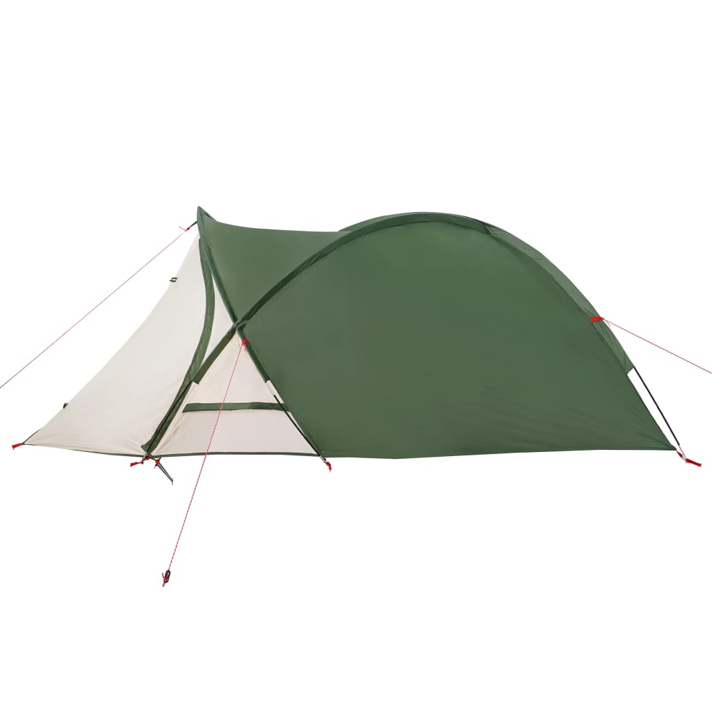 Cort de camping 2 persoane, verde, 320x140x120 cm, tafta 185T - Lando