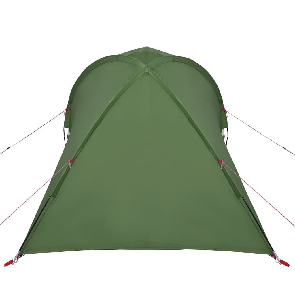 Cort de camping 2 persoane, verde, 320x140x120 cm, tafta 185T - Lando