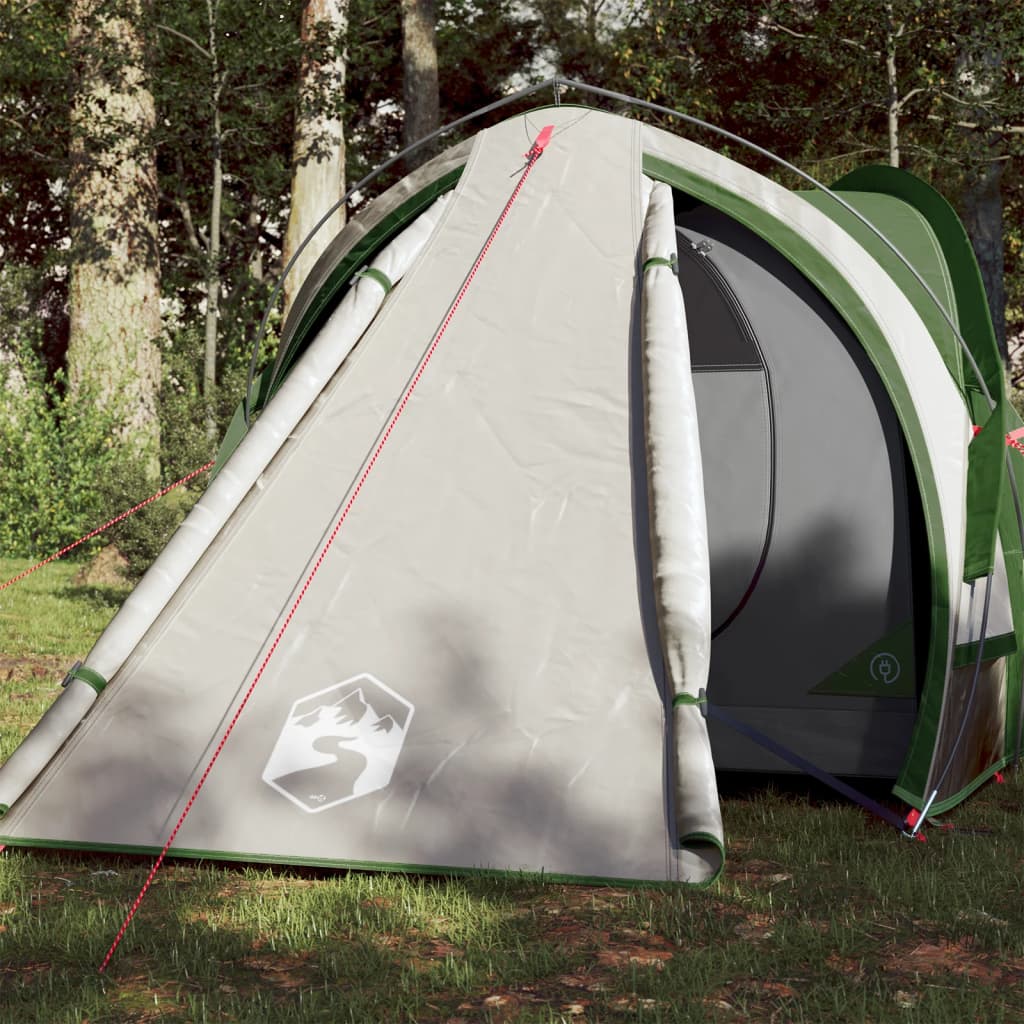 Cort de camping 2 persoane, verde, 320x140x120 cm, tafta 185T - Lando