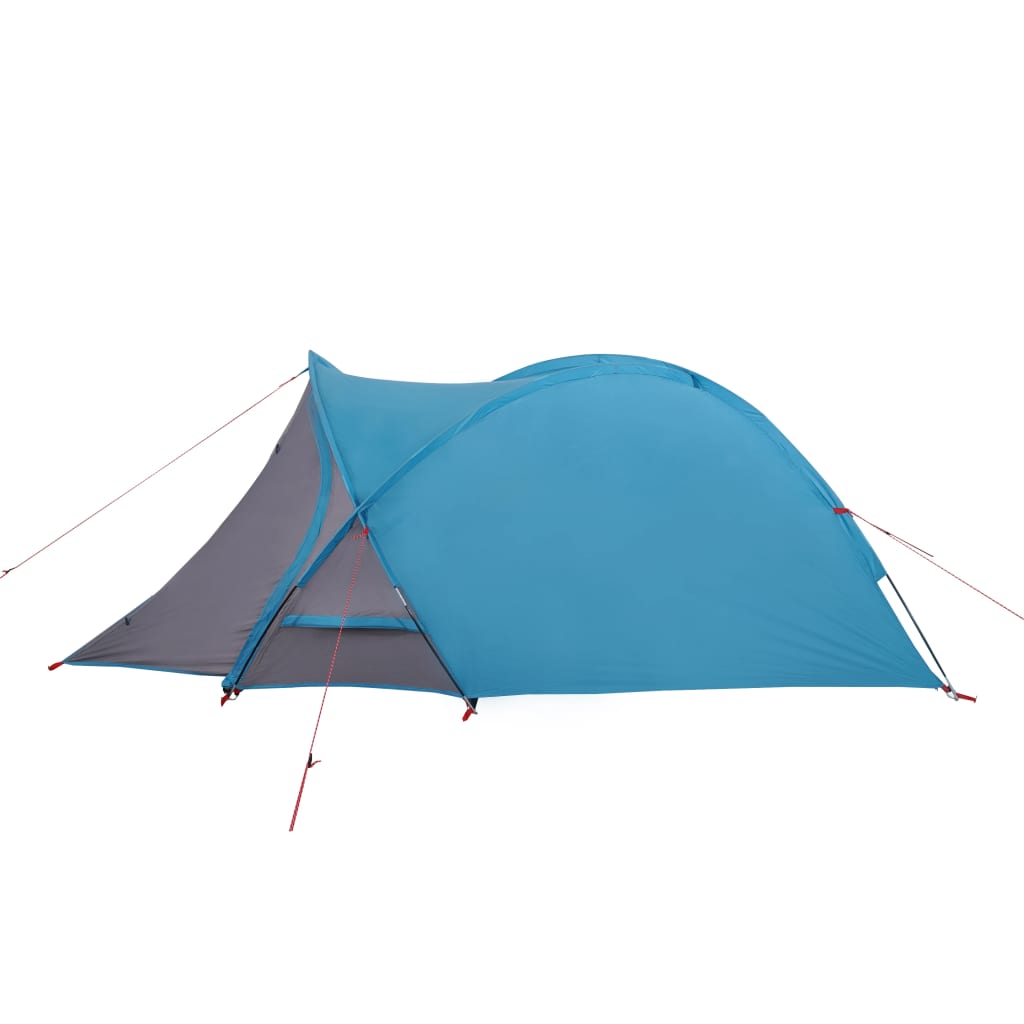 Cort de camping 2 persoane albastru, 320x140x120 cm, tafta 185T - Lando