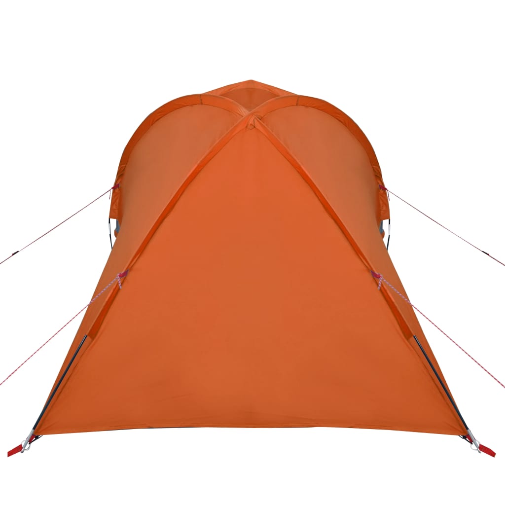 Cort camping 2 persoane gri/portocaliu 320x140x120cm tafta 185T - Lando