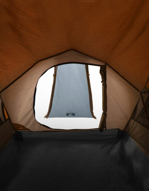 Încărcați imaginea în vizualizatorul Galerie, Cort camping 2 persoane gri/portocaliu 320x140x120cm tafta 185T - Lando
