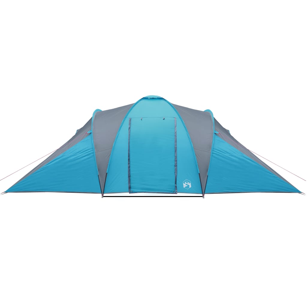 Cort de camping 6 persoane albastru, 576x238x193 cm, tafta 185T - Lando