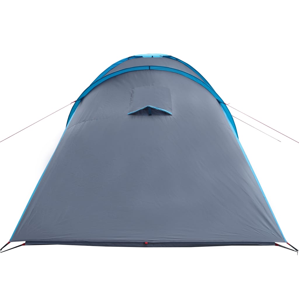 Cort de camping 6 persoane albastru, 576x238x193 cm, tafta 185T - Lando