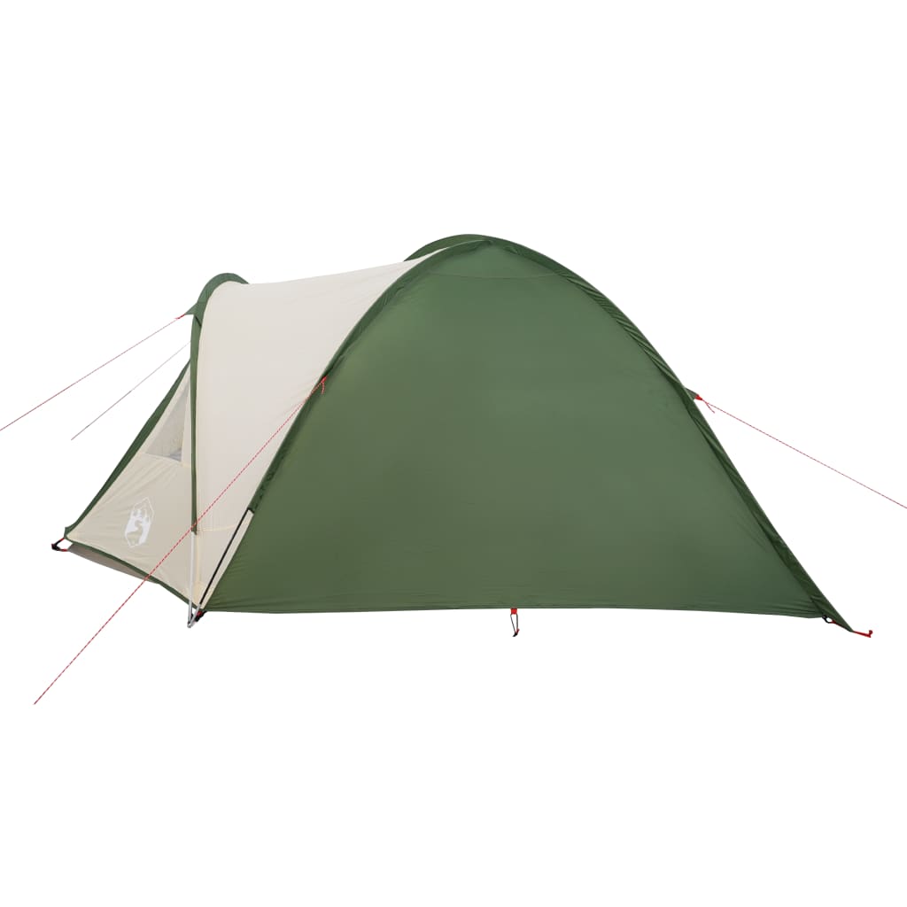 Cort de camping 4 persoane, verde, 300x250x132 cm, tafta 185T - Lando