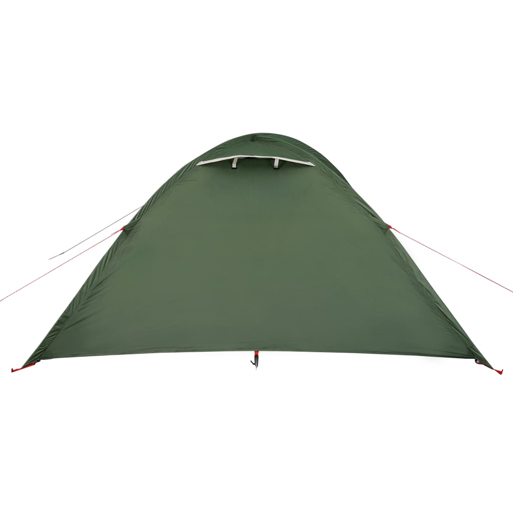 Cort de camping 4 persoane, verde, 300x250x132 cm, tafta 185T - Lando