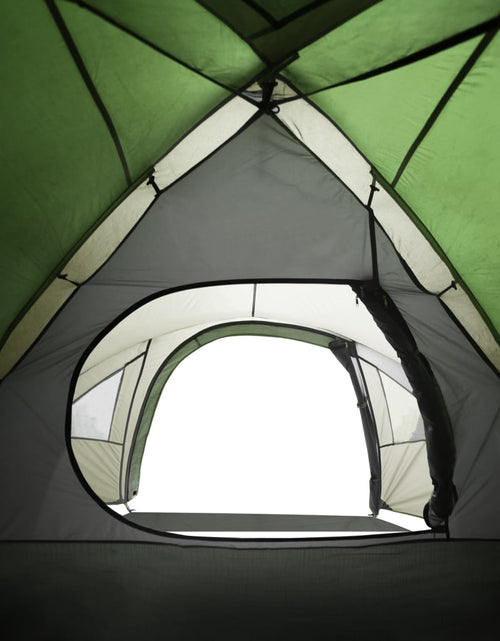 Încărcați imaginea în vizualizatorul Galerie, Cort de camping 4 persoane, verde, 300x250x132 cm, tafta 185T - Lando
