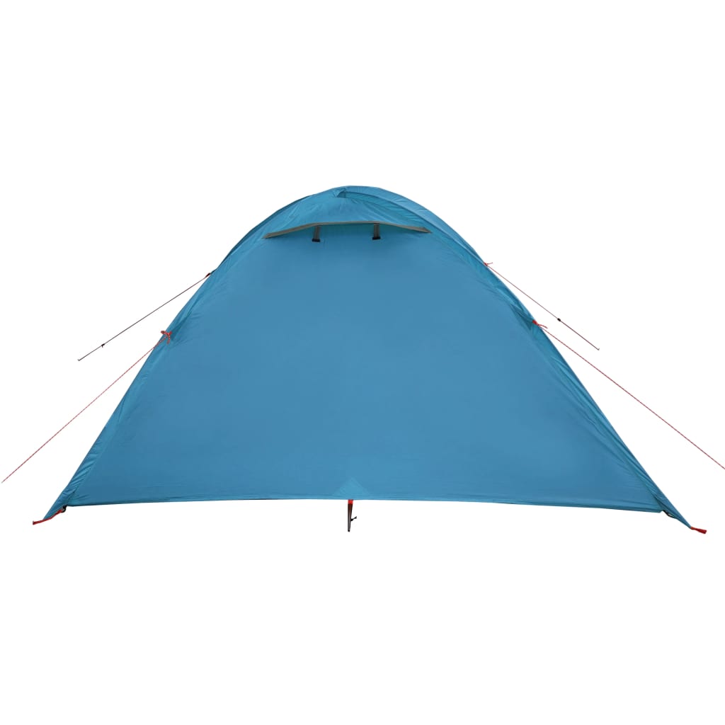 Cort de camping 4 persoane albastru, 300x250x132 cm, tafta 185T - Lando