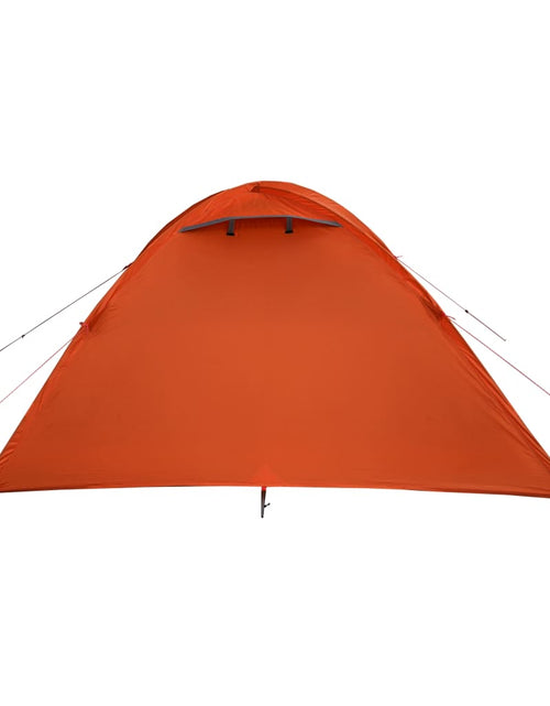 Încărcați imaginea în vizualizatorul Galerie, Cort camping 4 persoane gri/portocaliu 300x250x132cm tafta 185T - Lando
