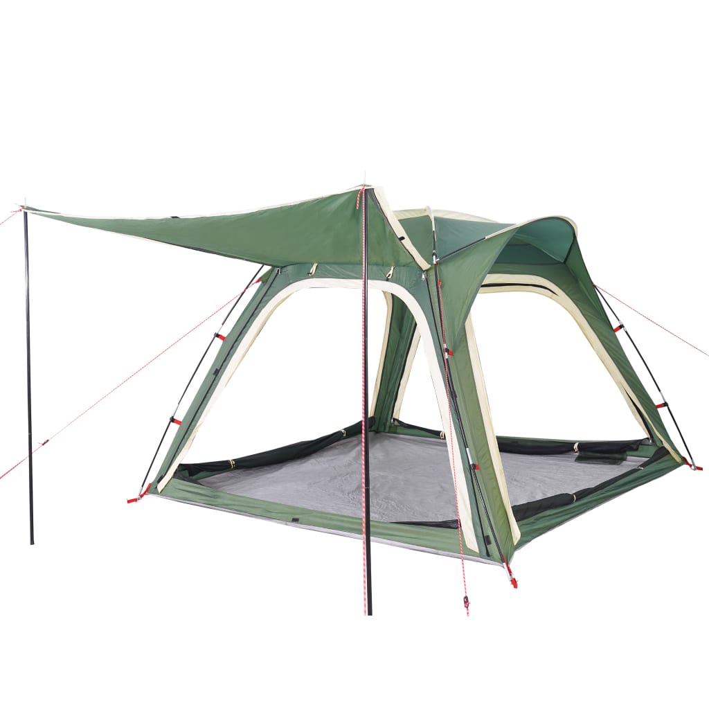 Cort de camping 4 persoane, verde, 240x221x160 cm, tafta 185T - Lando