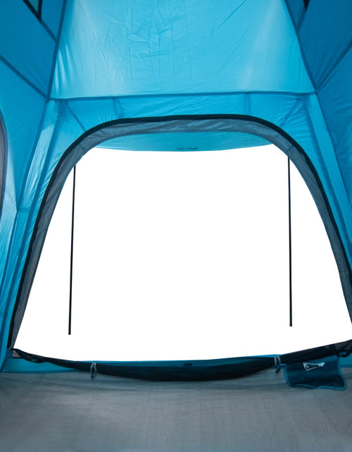 Загрузите изображение в средство просмотра галереи, Cort de camping 4 persoane albastru, 240x221x160 cm, tafta 185T - Lando
