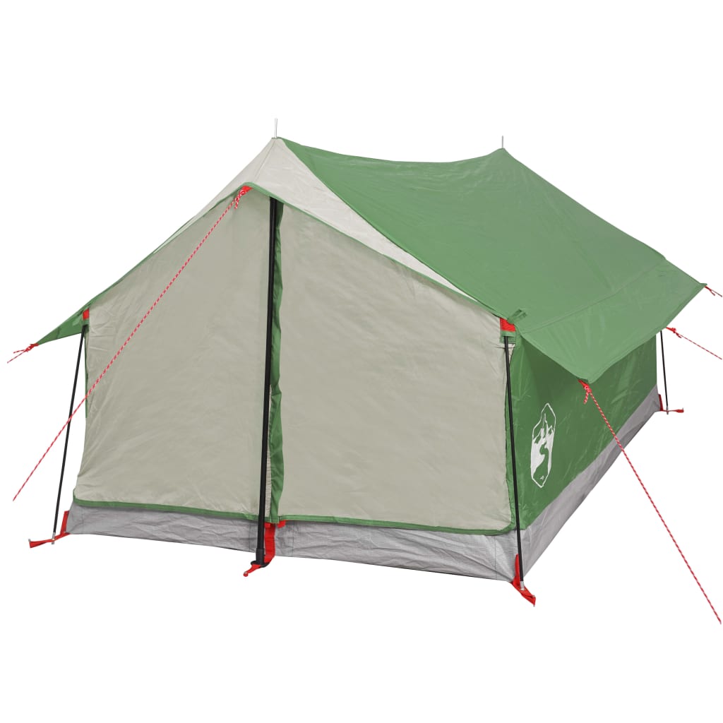 Cort de camping 2 persoane, verde, 193x122x96 cm, tafta 185T - Lando