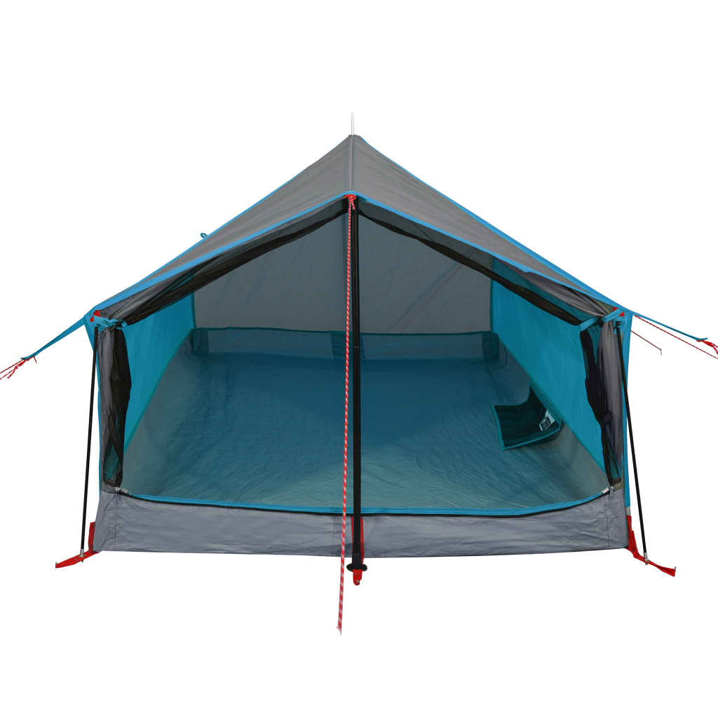 Cort de camping 2 persoane albastru 193x122x96 cm tafta 185T - Lando