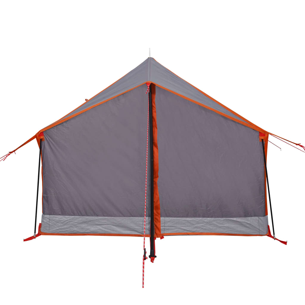 Cort camping 2 pers. gri/portocaliu 193x122x96 cm tafta 185T - Lando