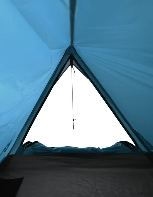 Загрузите изображение в средство просмотра галереи, Cort de camping 2 persoane albastru 200x120x88/62 cm tafta 185T - Lando
