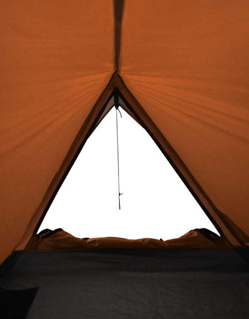 Încărcați imaginea în vizualizatorul Galerie, Cort camping 2 pers. gri/portocaliu 200x120x88/62cm tafta 185T - Lando

