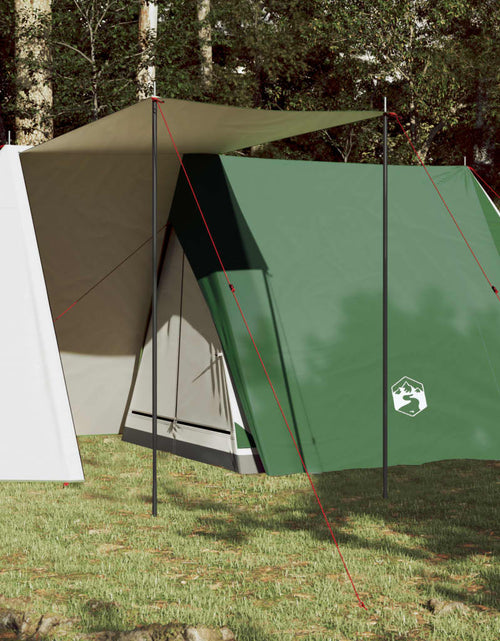 Загрузите изображение в средство просмотра галереи, Cort de camping 3 persoane, verde, 465x220x170 cm, tafta 185T - Lando

