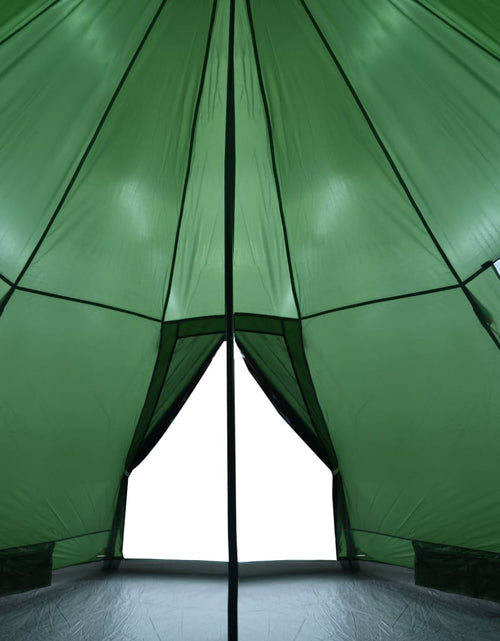 Încărcați imaginea în vizualizatorul Galerie, Cort de camping 4 persoane, verde, 367x367x259 cm, tafta 185T - Lando
