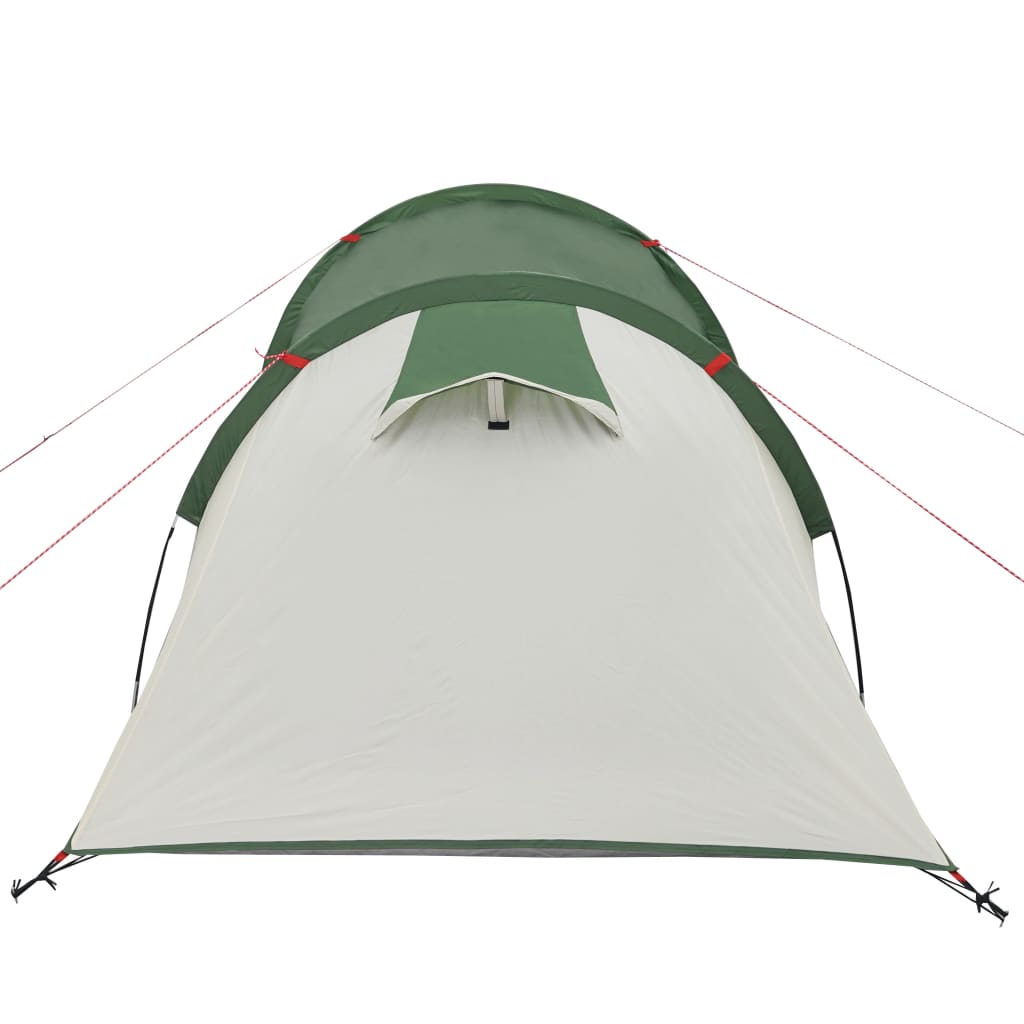 Cort de camping 4 persoane, verde, 360x140x105 cm, tafta 185T - Lando