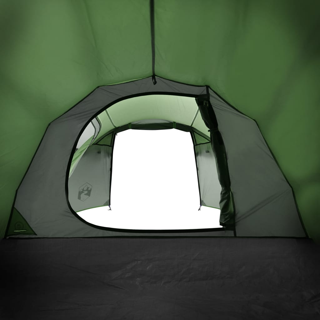 Cort de camping 4 persoane, verde, 360x140x105 cm, tafta 185T - Lando