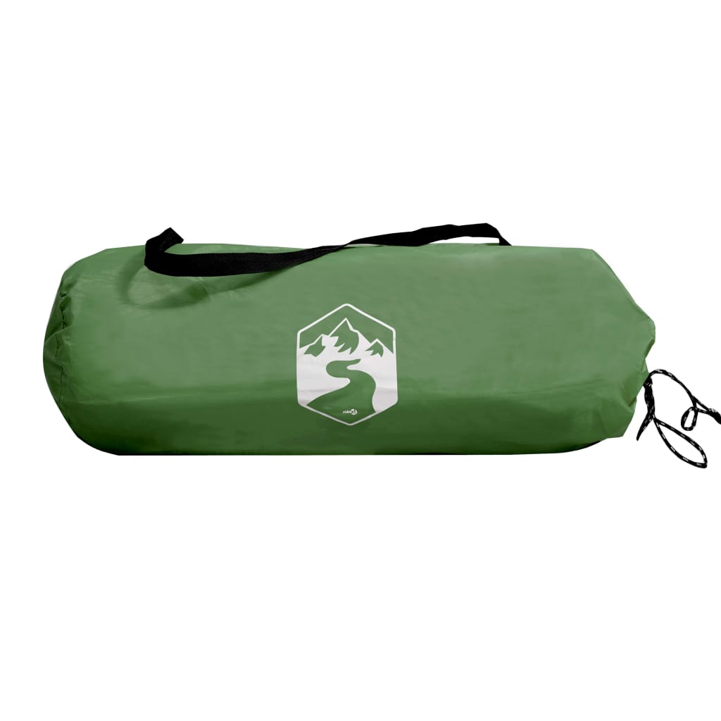 Cort de camping 4 persoane, verde, 360x140x105 cm, tafta 185T - Lando