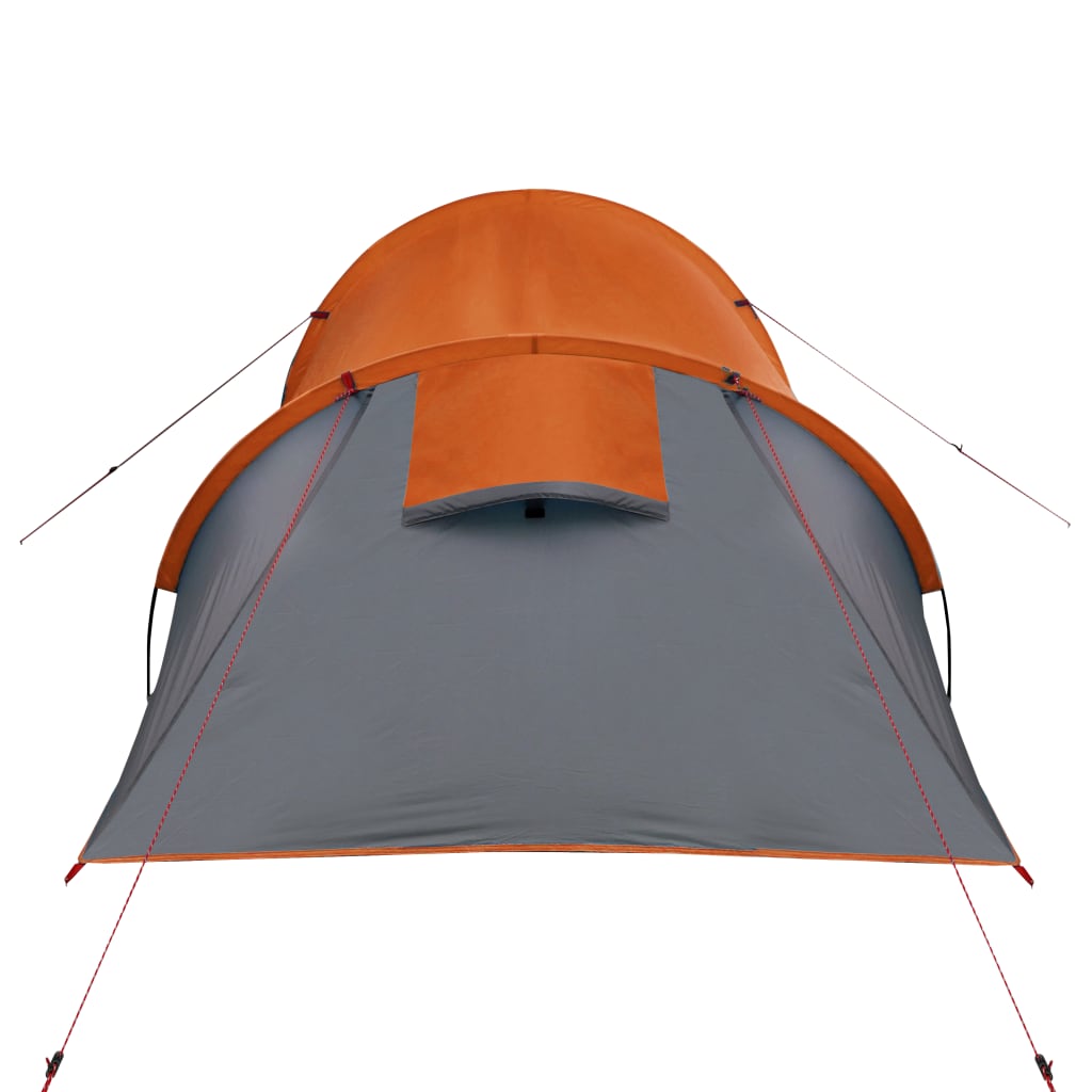 Cort camping 4 persoane gri/portocaliu 360x135x105cm tafta 185T - Lando