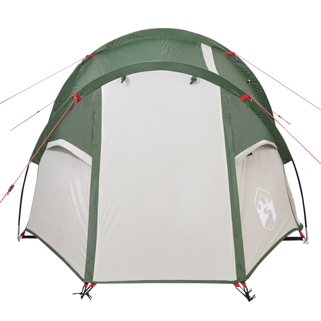 Cort de camping 3 persoane, verde, 370x185x116 cm, tafta 185T - Lando