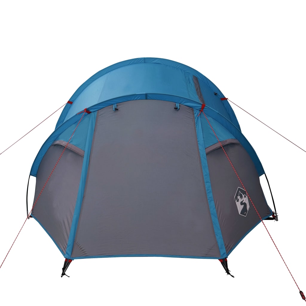 Cort de camping 3 persoane albastru, 370x185x116 cm, tafta 185T - Lando