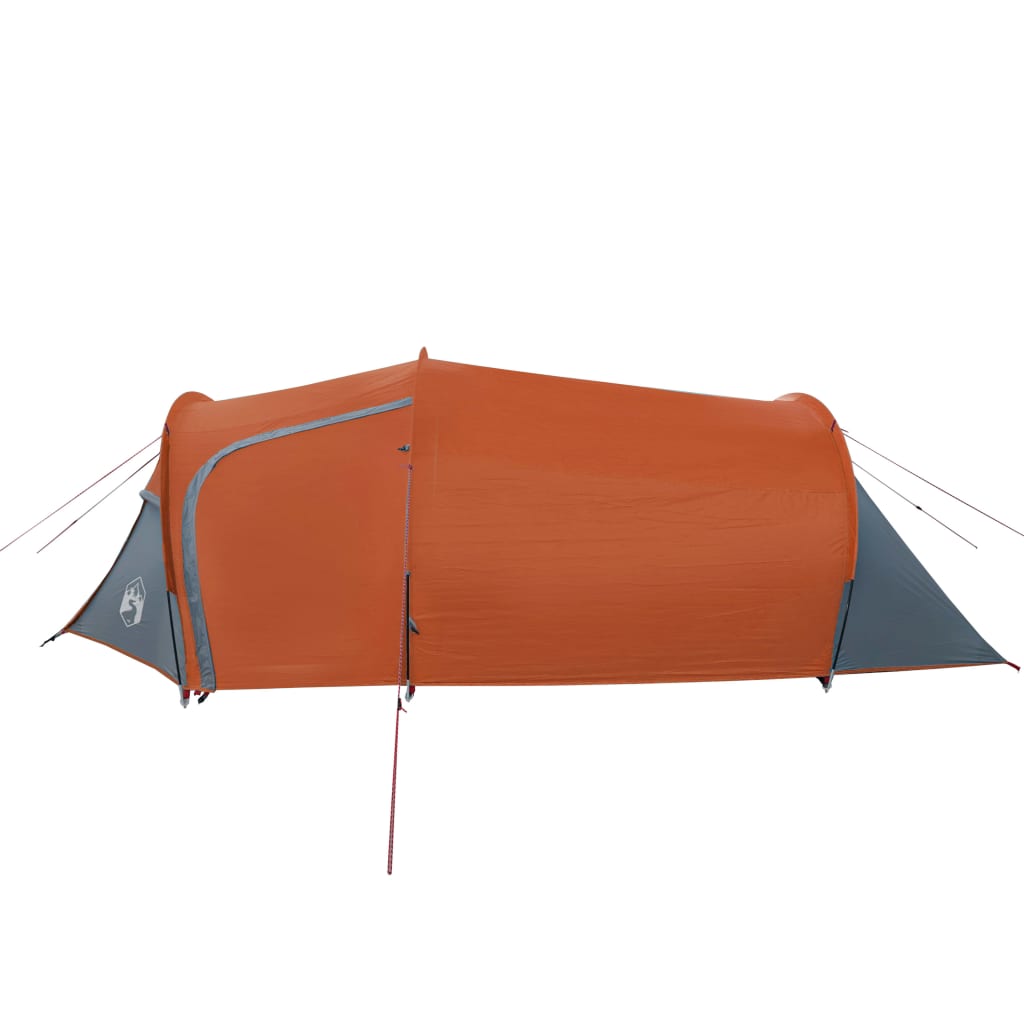 Cort camping 3 persoane gri/portocaliu 370x185x116cm tafta 185T - Lando