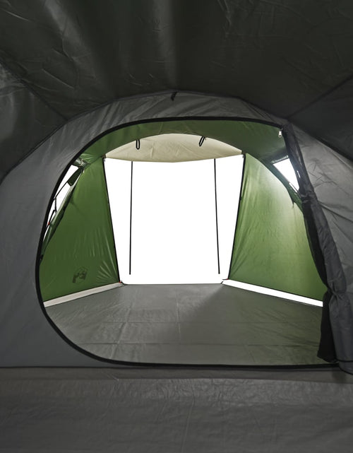 Încărcați imaginea în vizualizatorul Galerie, Cort de camping 4 persoane, verde, 420x260x153 cm, tafta 185T - Lando
