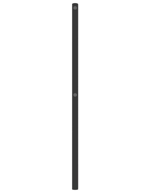 Загрузите изображение в средство просмотра галереи, Tăblie de pat metalică, negru, 75 cm - Lando
