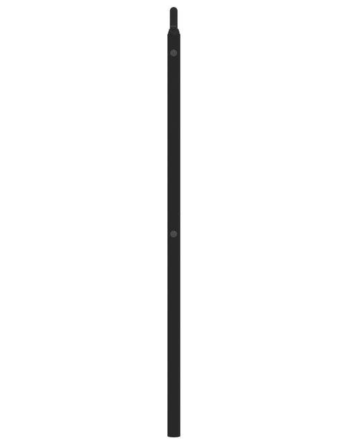 Загрузите изображение в средство просмотра галереи, Tăblie de pat metalică, negru, 120 cm - Lando
