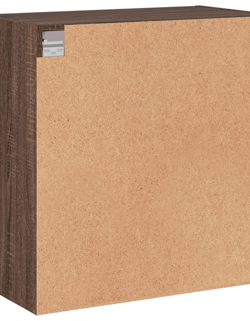 Загрузите изображение в средство просмотра галереи, Dulap de perete cu uși din sticlă, stejar maro, 68x37x68,5 cm - Lando
