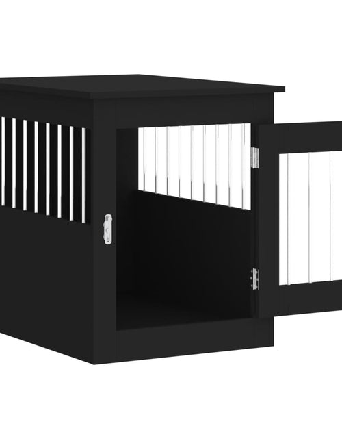 Încărcați imaginea în vizualizatorul Galerie, Ladă pentru câini, negru, 55x75x65 cm, lemn compozit - Lando
