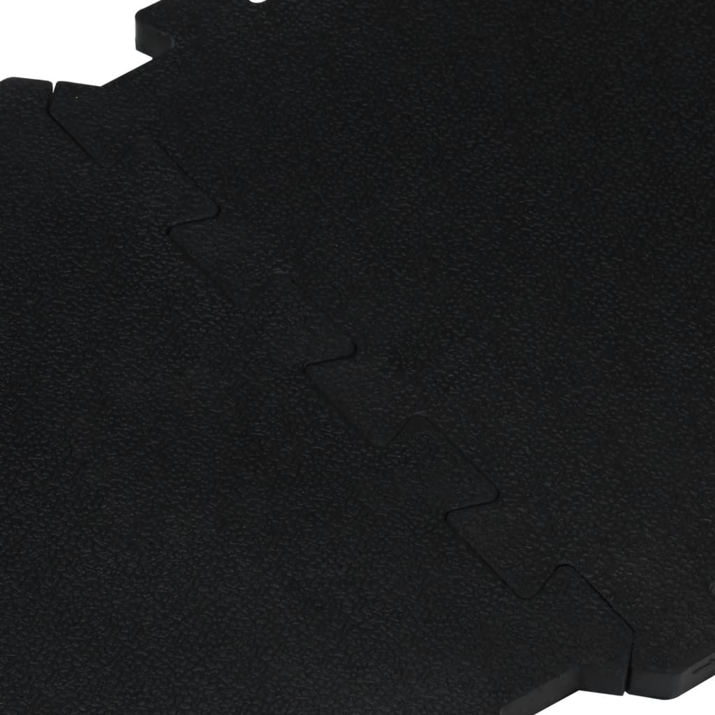 Plăci de podea din cauciuc, 4 buc., negru, 16 mm, 30x30 cm - Lando
